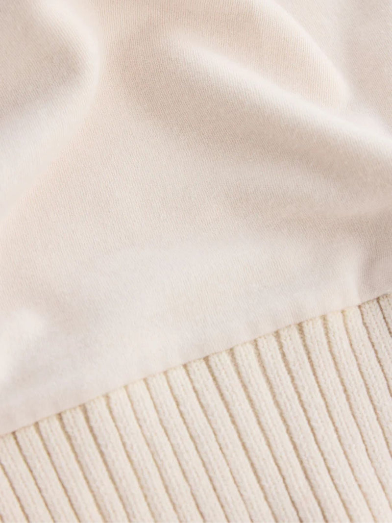 Z Supply Sable Rib Sweatshirt - Warm White