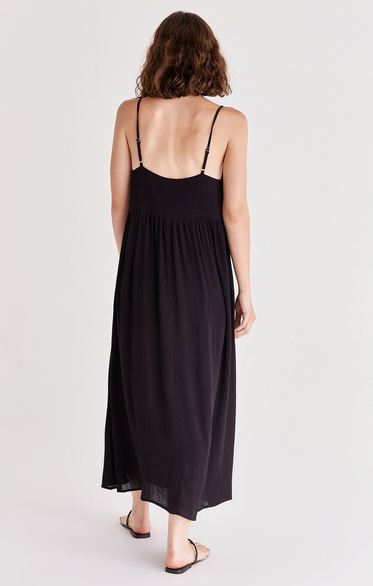 Z Supply Atlas Midi Dress-Black