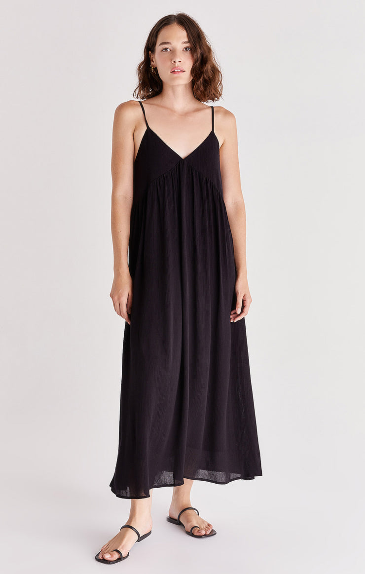 Z Supply Atlas Midi Dress-Black