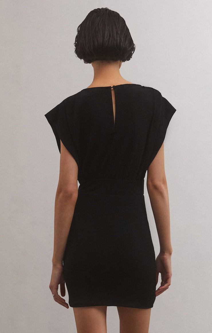 Z Supply Fantine Sparkle Dress-Black