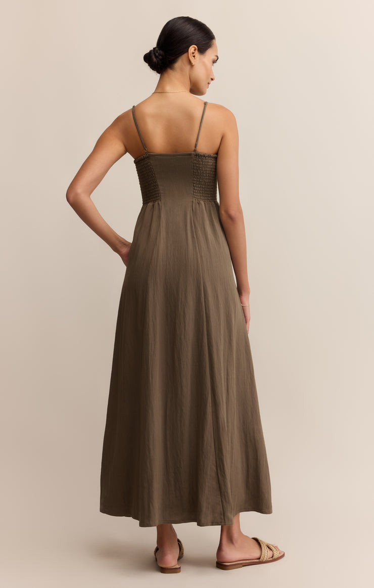 Z Supply Angel Eyes Midi Dress-Tiki