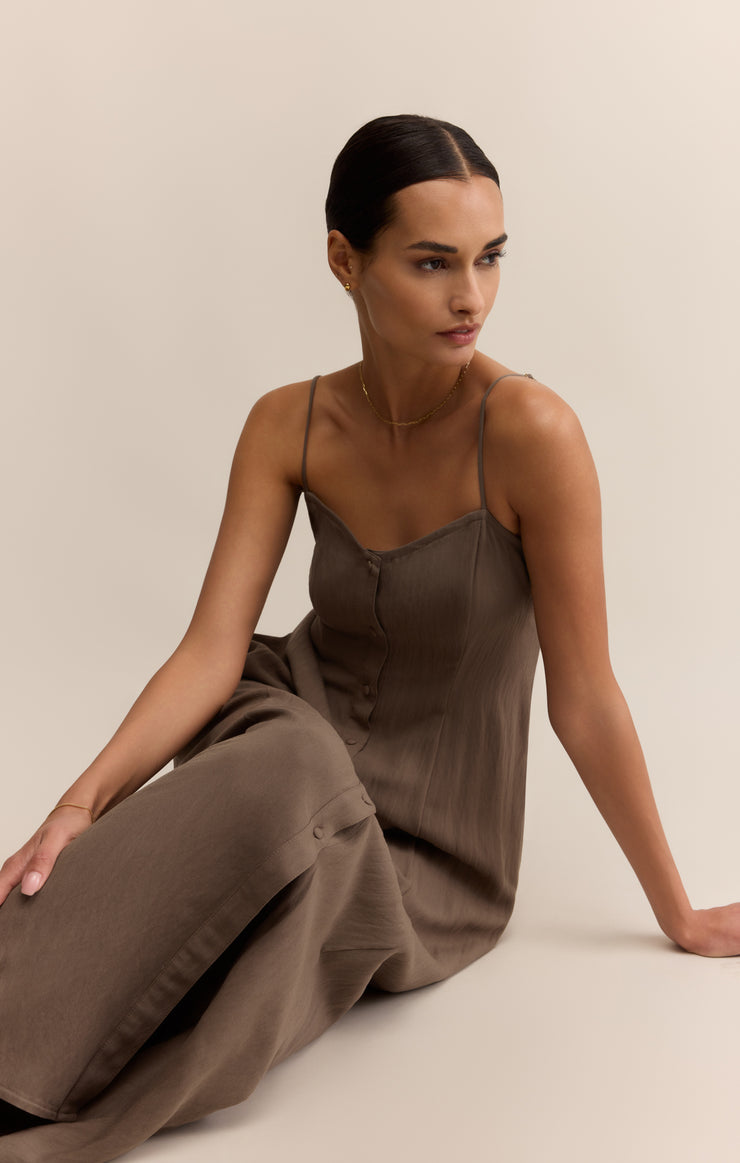 Z Supply Angel Eyes Midi Dress-Tiki