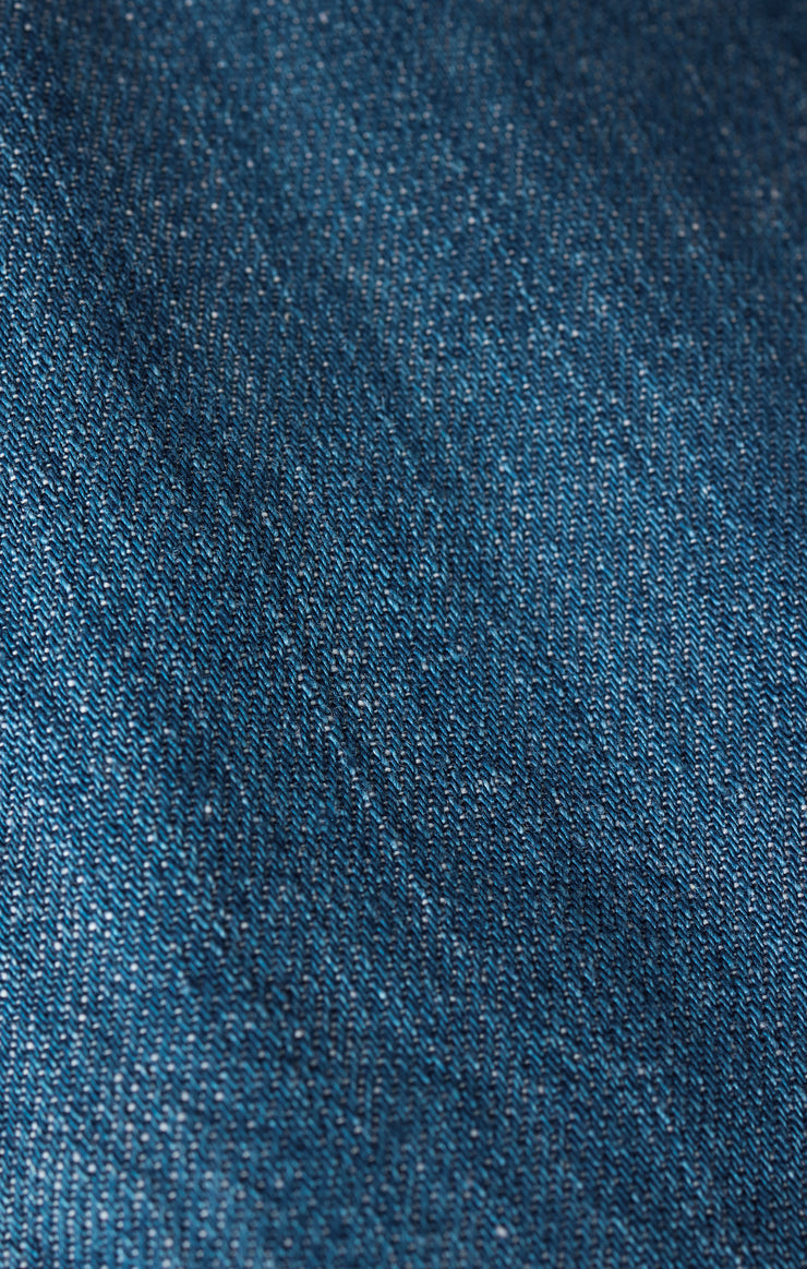 Z Supply Angel Eyes Denim Mini Dress- Medium Indigo