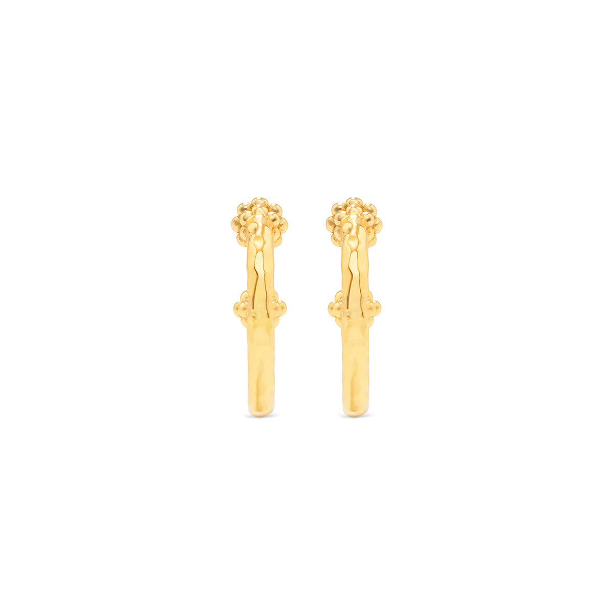 Capucine de Wulf “Berry Slice” Small Hoop Earrings-Gold