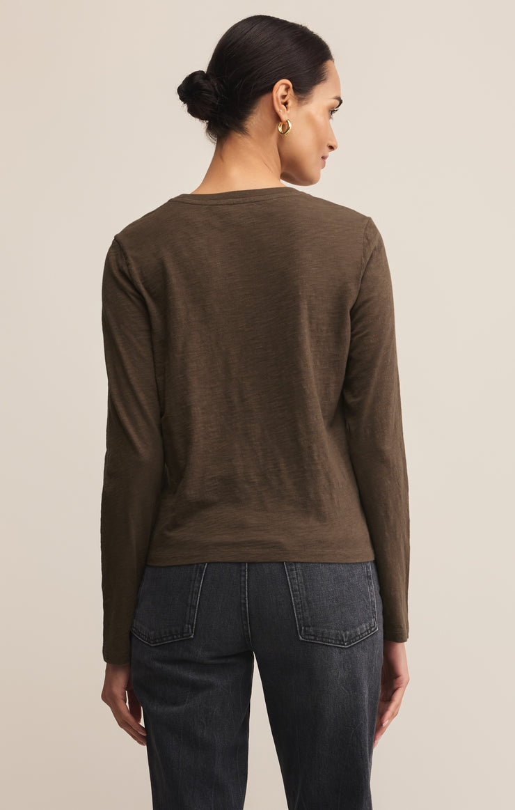 Z Supply Modern Slub L/S Tee-Tavern