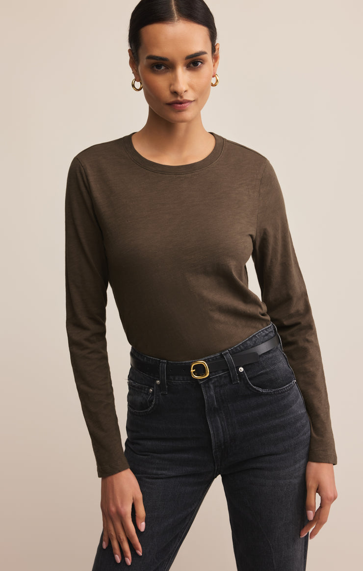 Z Supply Modern Slub L/S Tee-Tavern