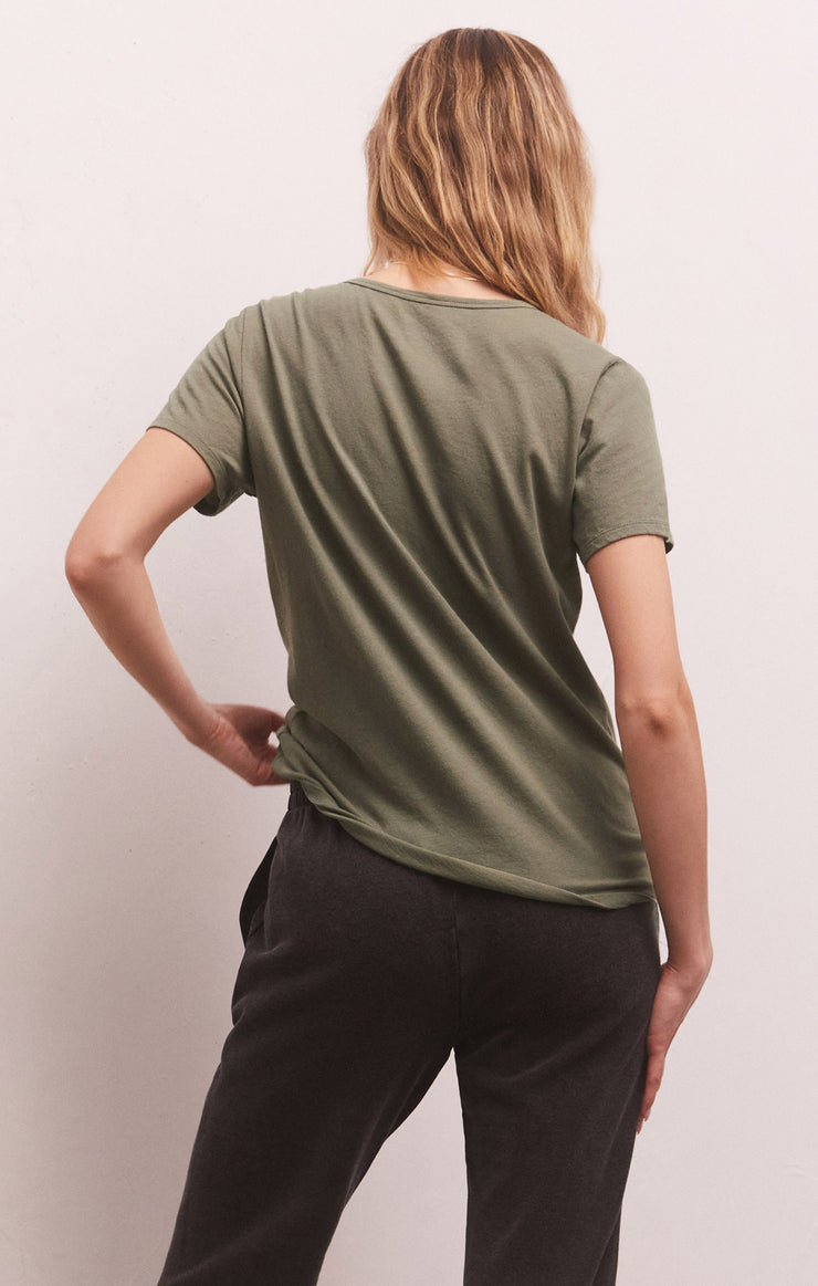 Z Supply Classic SS Tee- Evergreen