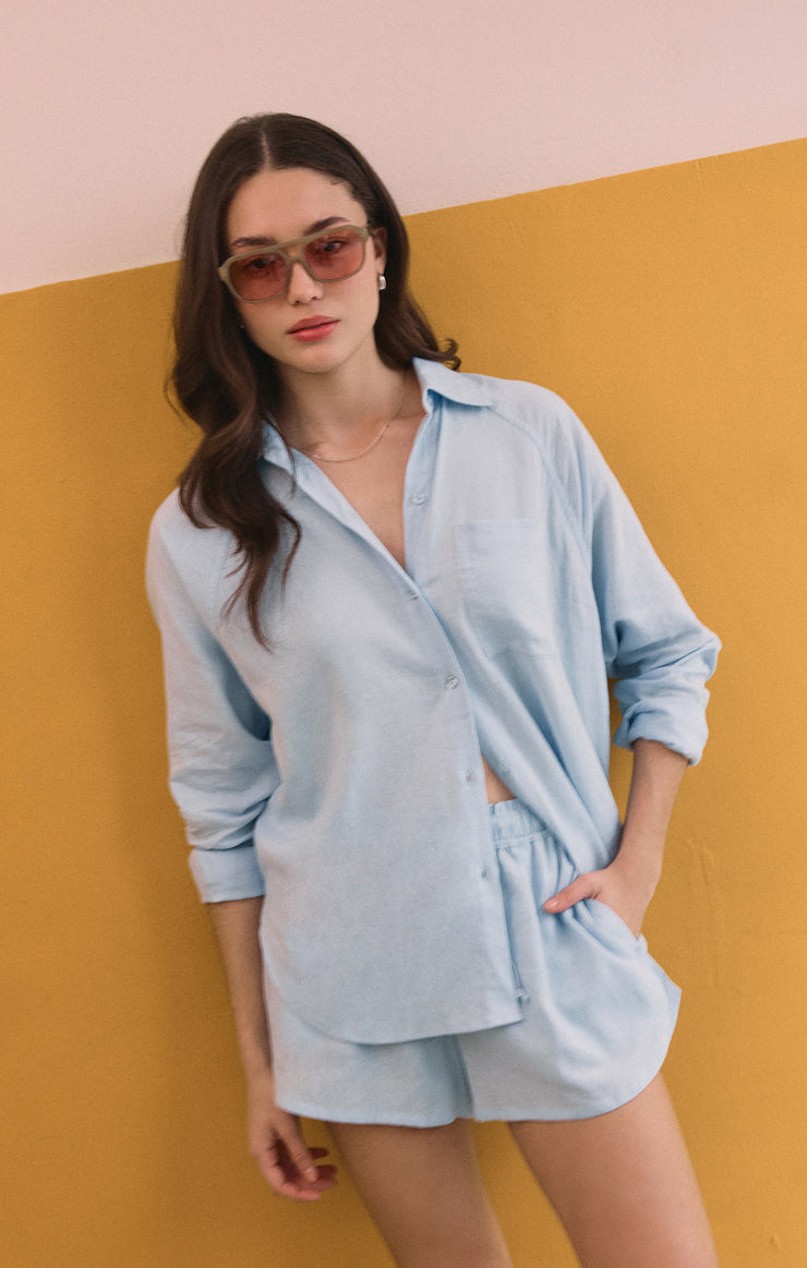 Z Supply Perfect Linen Short-Salt Water