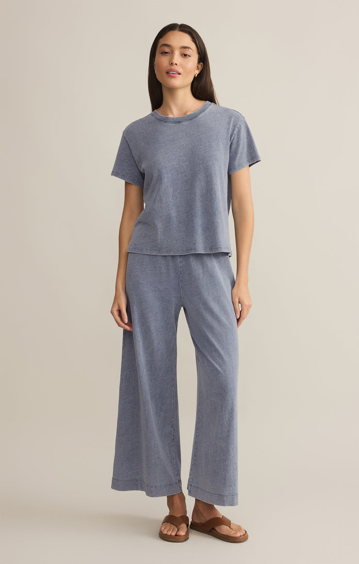 Z Supply Go To Tee - Medium Indigo