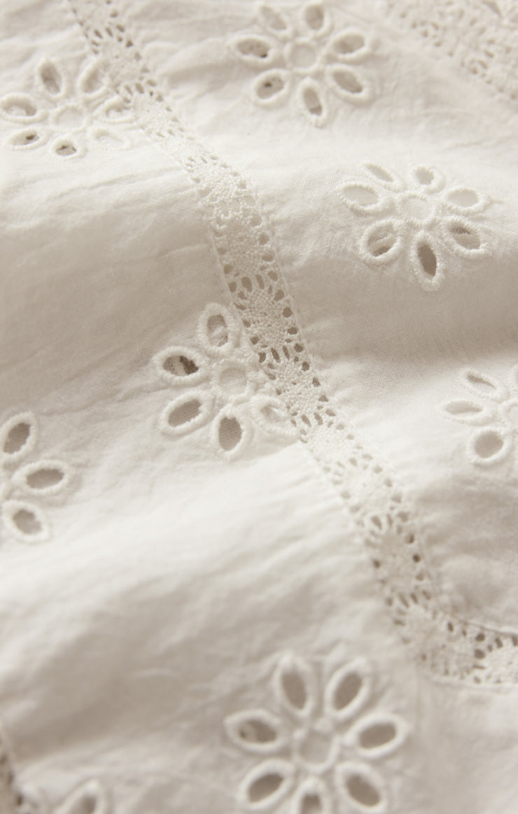 Z Supply Darcy Eyelet Tank - White