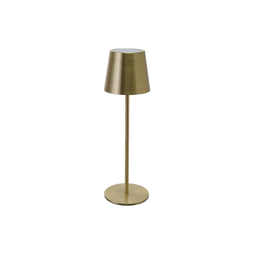 Metal LED Table Lamp with Touch Sensor-White or Gold