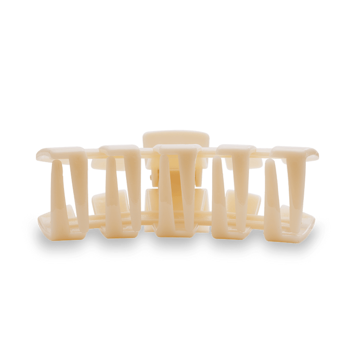 Teleties Classic Tiny Claw Hairclip-Almond Beige