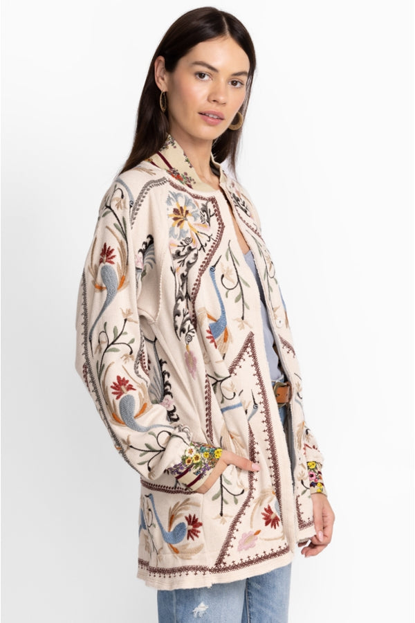 Johnny Was Gaia Jacket-Ecru