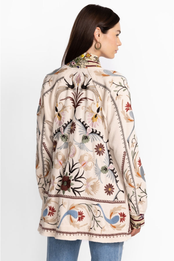 Johnny Was Gaia Jacket-Ecru