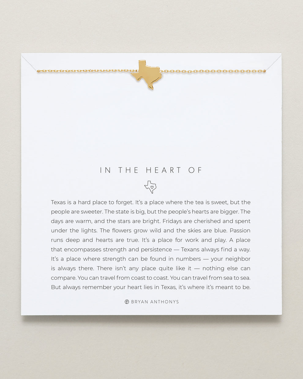 Bryan Anthonys "In the Heart of" Necklace-Gold
