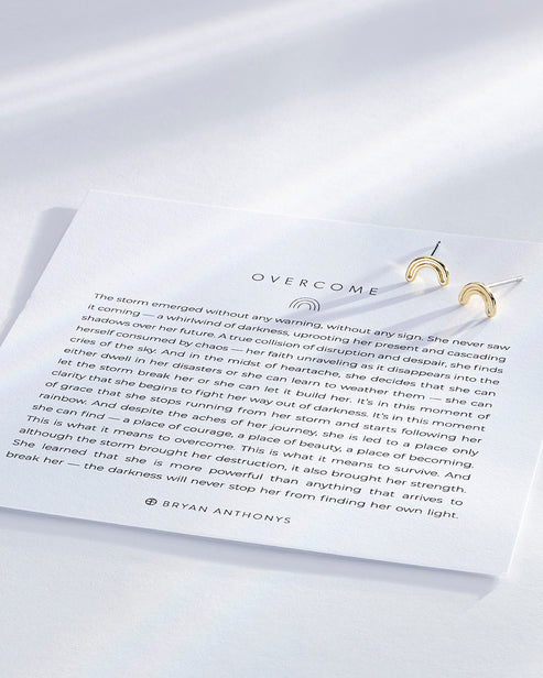 Bryan Anthonys "Overcome" Earrings-Gold