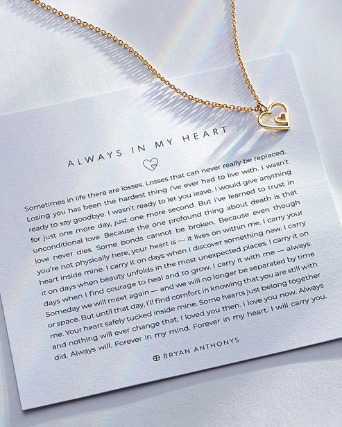 Bryan Anthonys "Always in My Heart" Necklace-Gold