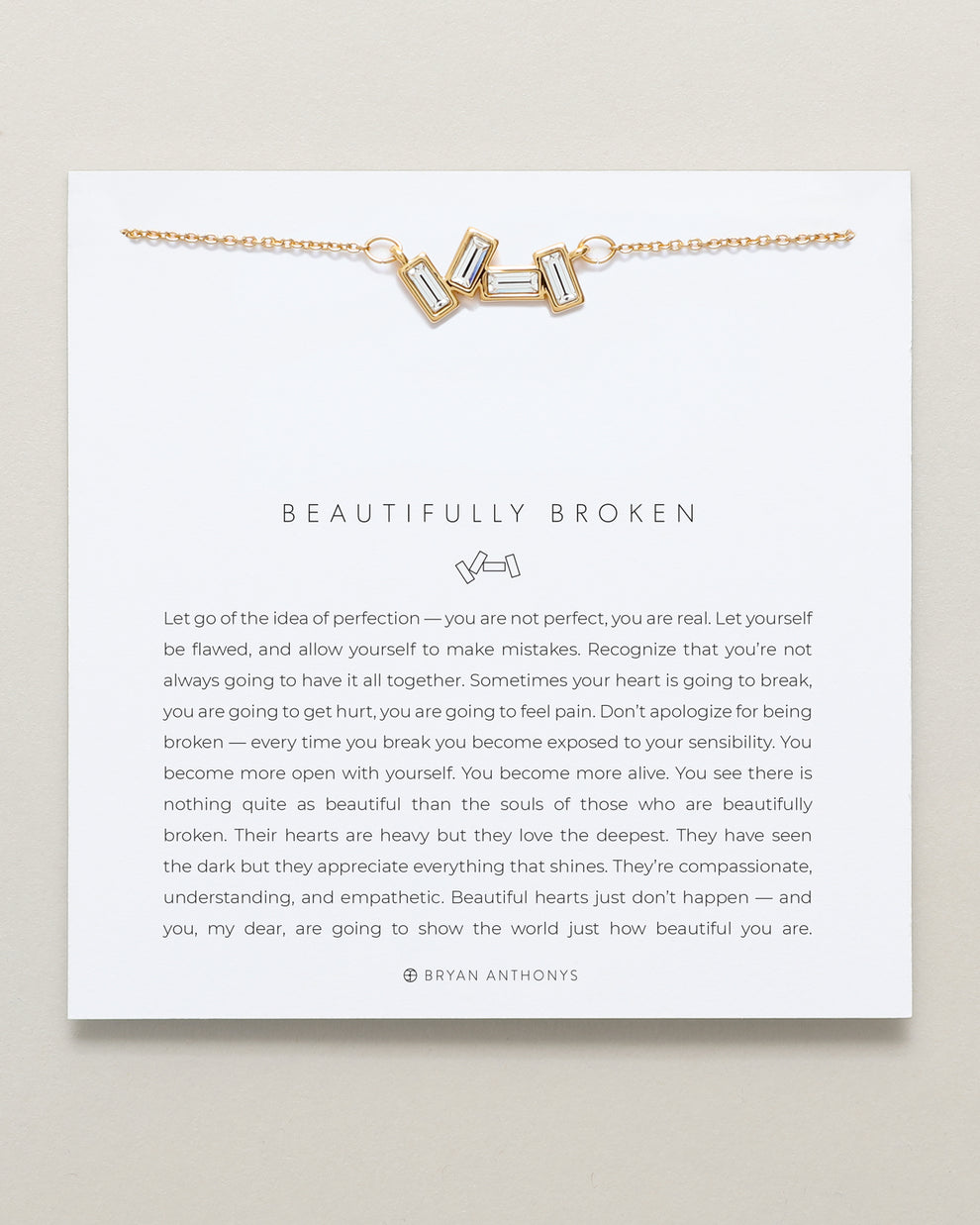 Bryan Anthonys "Beautifully Broken" Necklace-Gold
