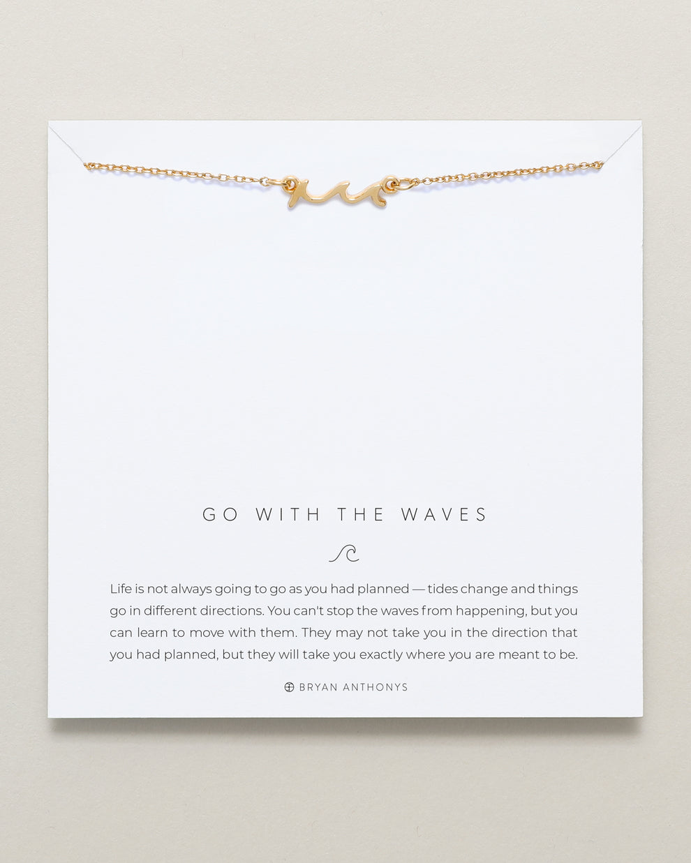 Bryan Anthonys "Go With The Waves"- Gold