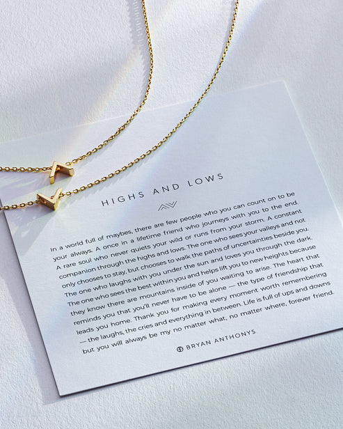 Bryan Anthonys "Highs and Lows" Necklace Set-Gold