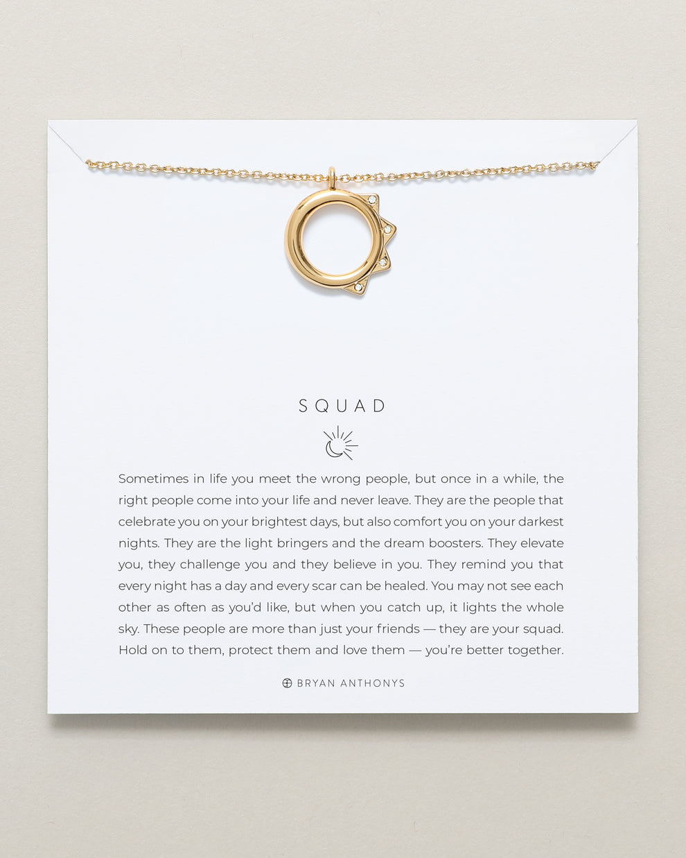 Bryan Anthonys "Squad" Necklace-Gold