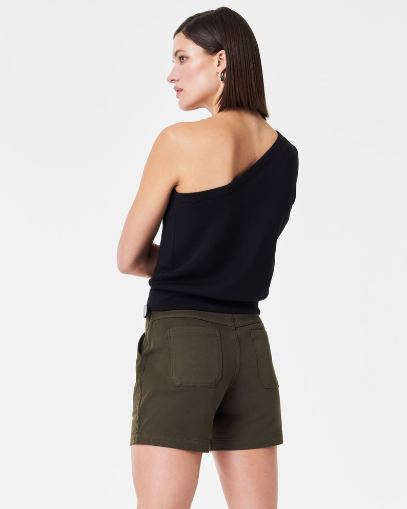 Spanx Twill Short-Pine