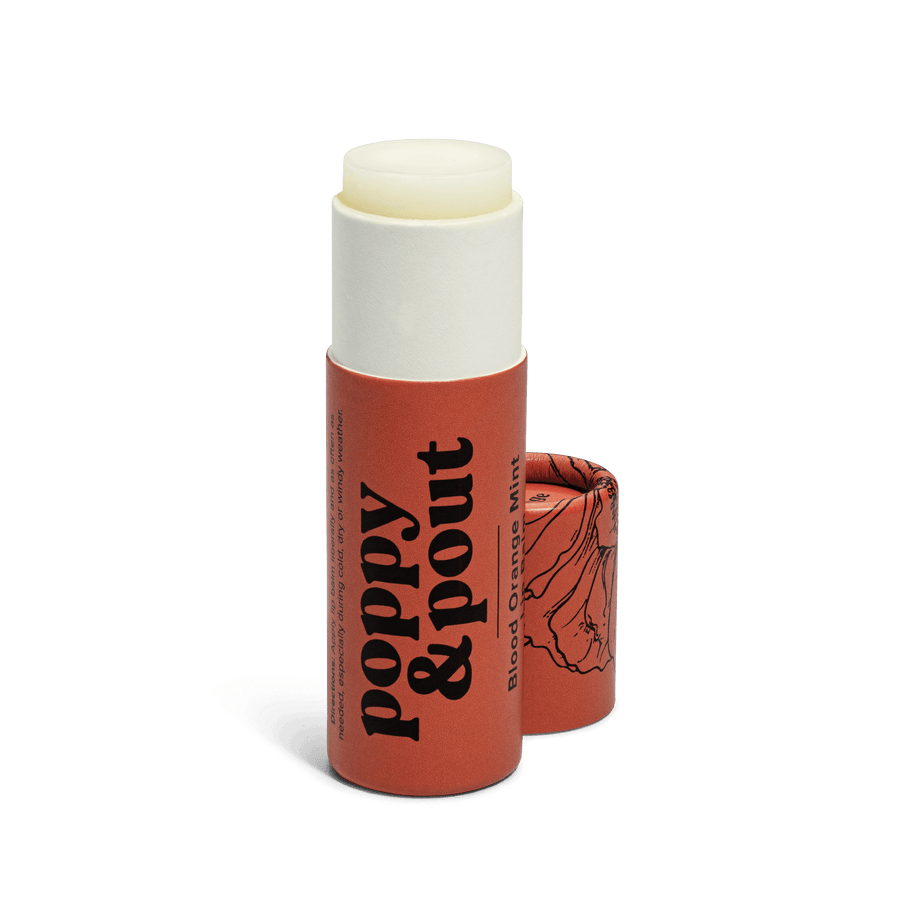 Poppy & Pout Original Lip Balm-Blood Orange Mint