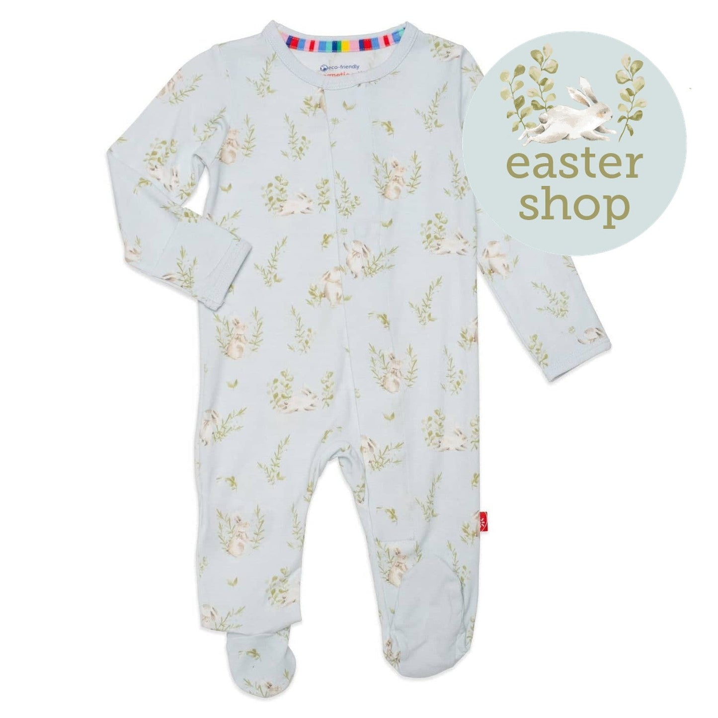 Magnetic Me "Hoppily Ever After" Footie-Blue