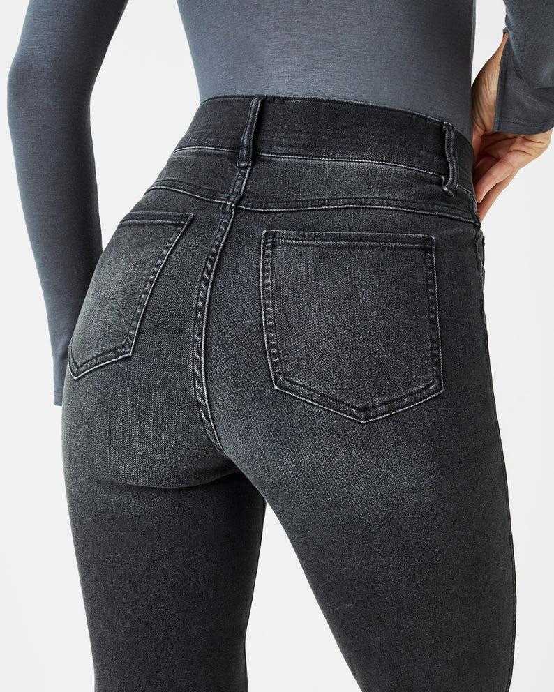 Spanx Straight Leg Jeans-Vintage Black