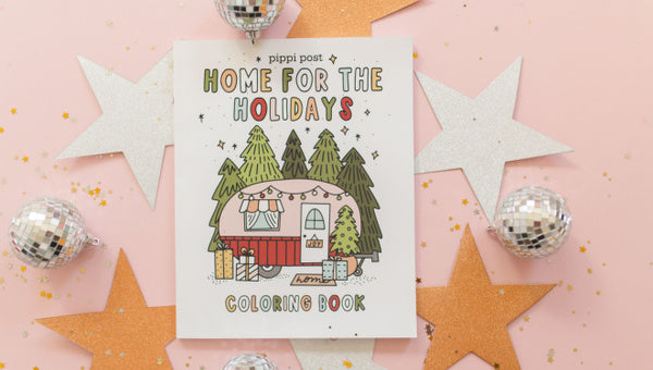 Pippi Post “Home For The Holidays” Coloring Book
