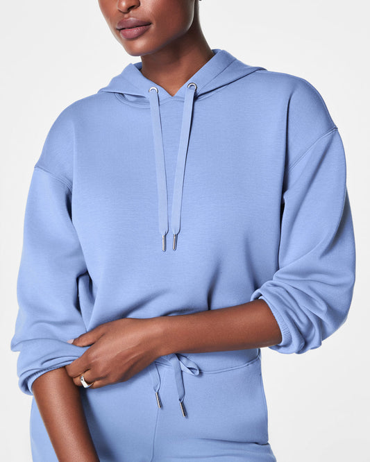 Spanx AirEssentials Cinched Hoodie- Cornflower Blue