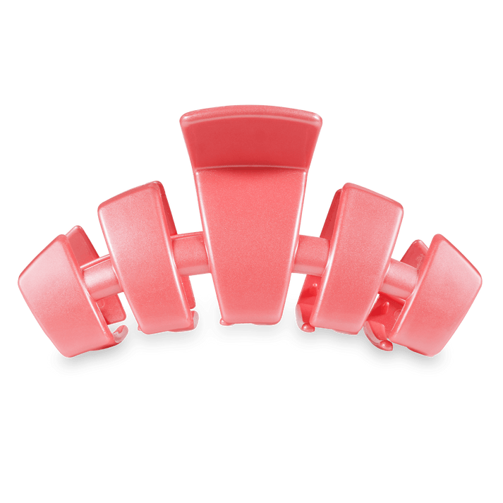 Teleties Classic Small Claw Hairclip-Calming Coral