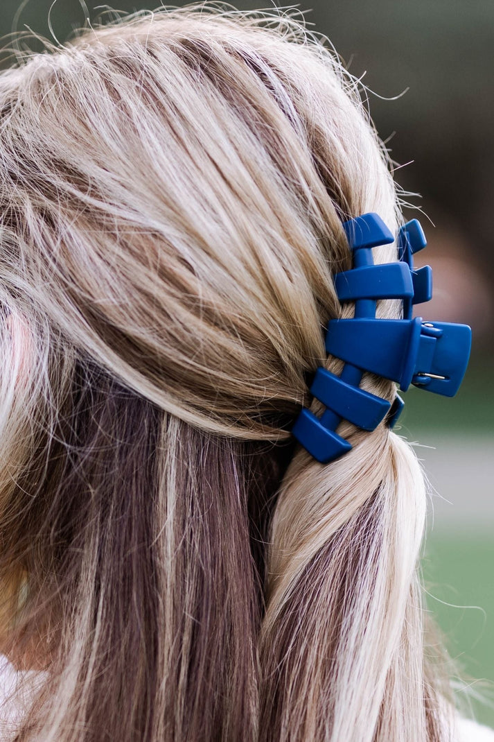 Teleties Classic Medium Claw Hairclip-Midnight Rain