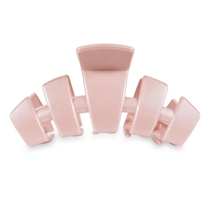 Teleties Classic Large Claw Hairclip-Pearly Pink