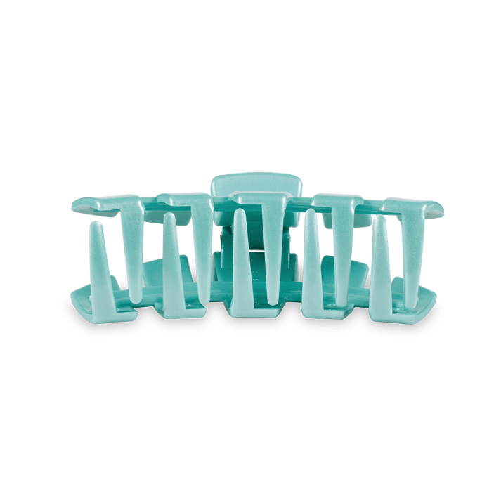 Teleties Classic Small Claw Hairclip-Totally Turquoise