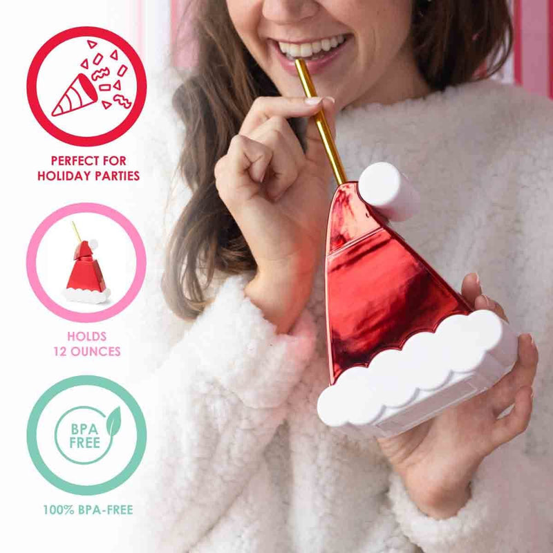 Packed Party "Santa Hat" Sipper
