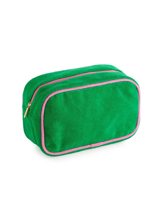 Shiraleah Cabana Medium Zip Pouch- Green