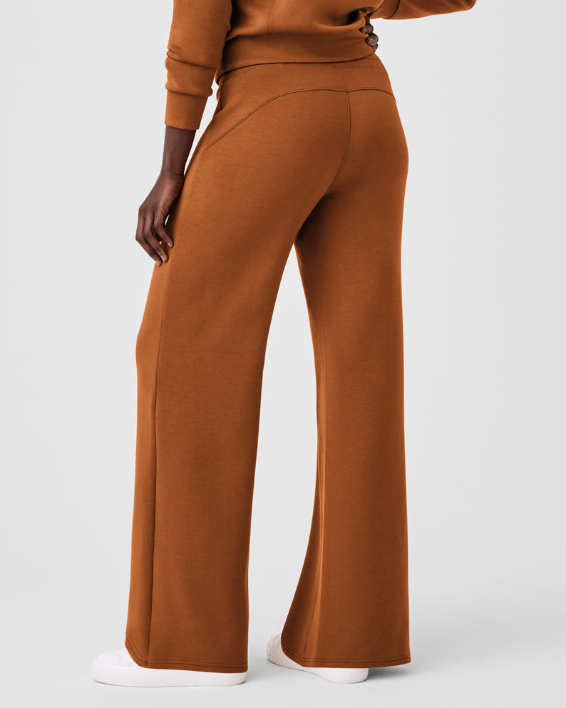 Spanx Air Essentials Wide Leg Pant- Butterscotch