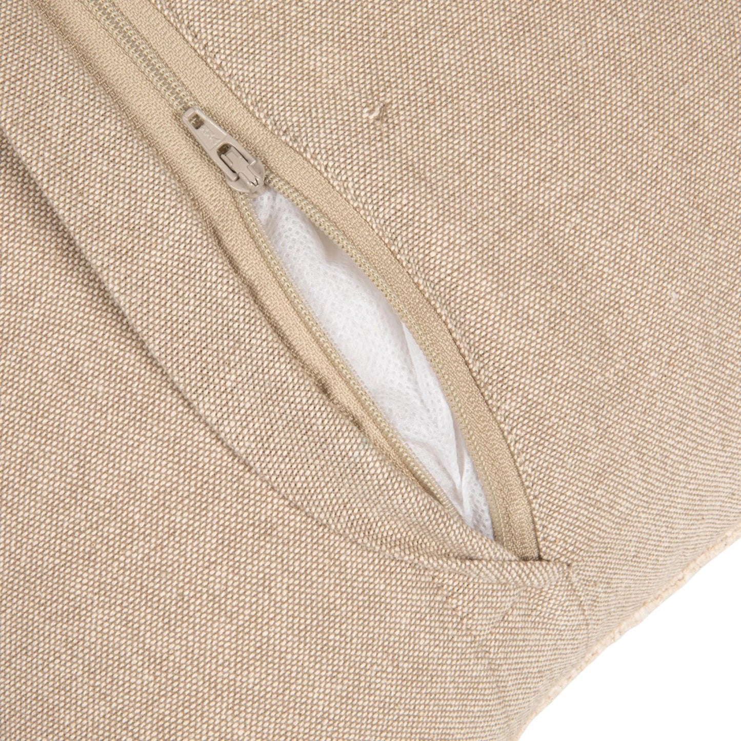 Tufted Flower Lumbar Pillow-Natural/Yellow