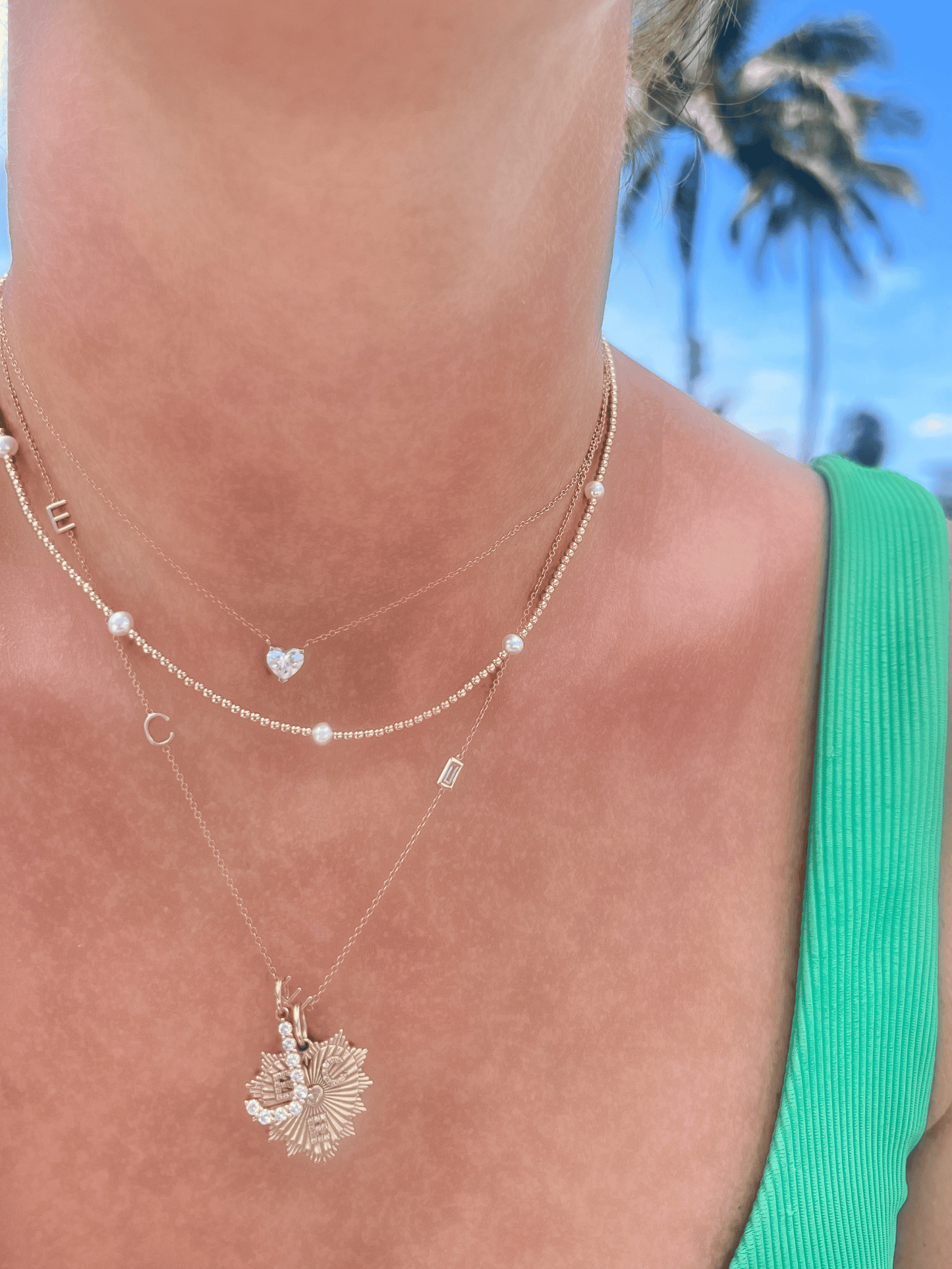 LeMel Anna Pearl Beaded Necklace