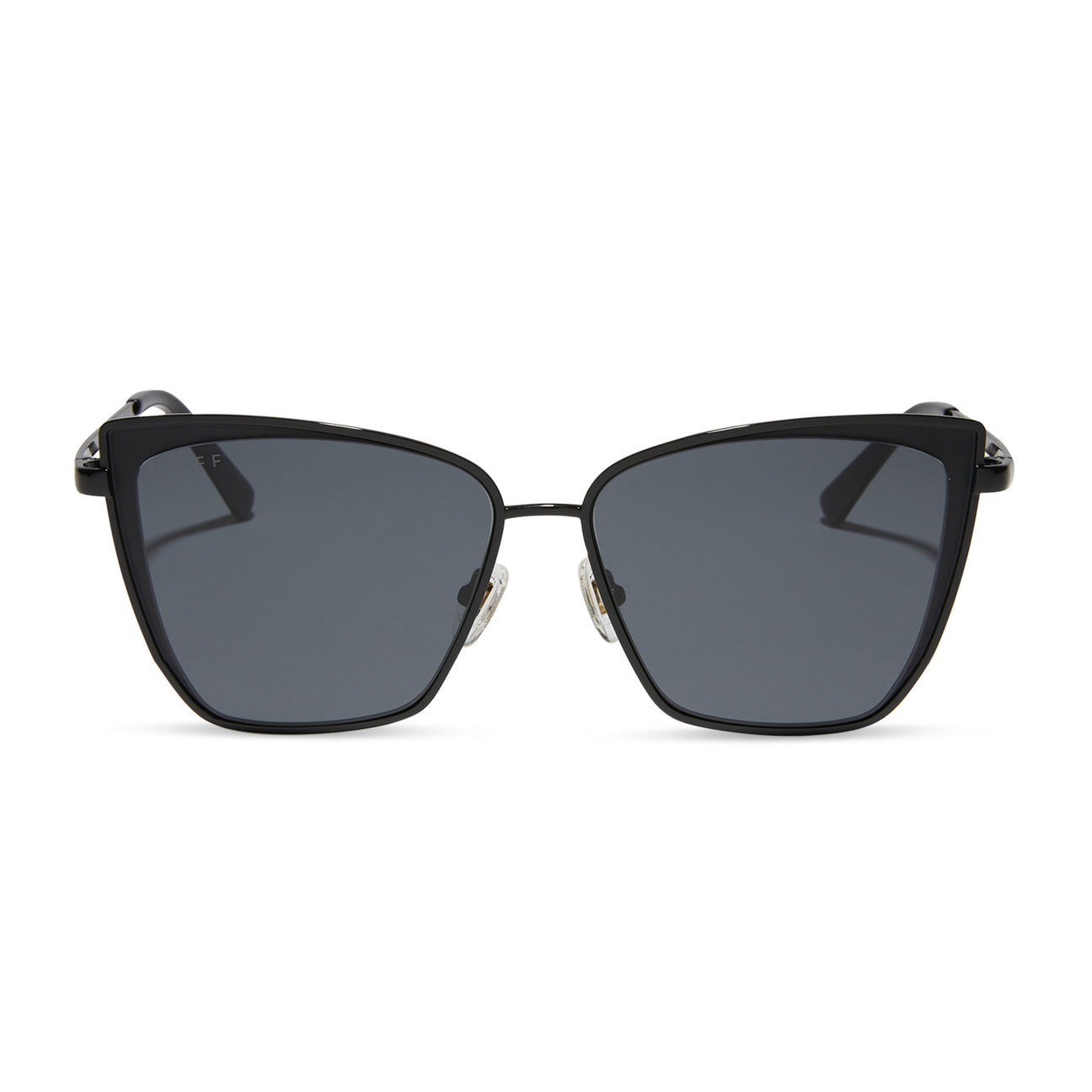 DIFF Eyewear “Becky” Non-Polarized Black Sunglasses