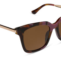 Diff Eyewear "Bella" Torino Tortoise + Brown Polarized