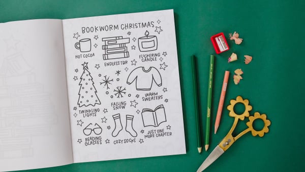 Pippi Post “Merry Bookmas” Holiday Coloring Book