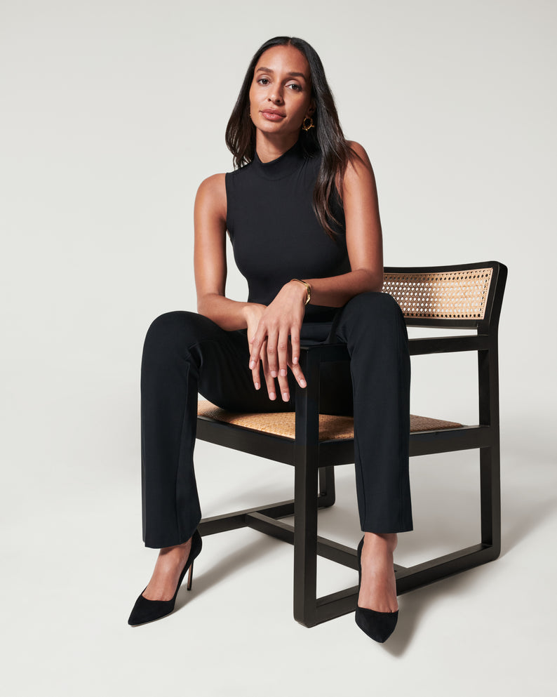 Spanx "The Perfect Pant" Slim Straight-Black