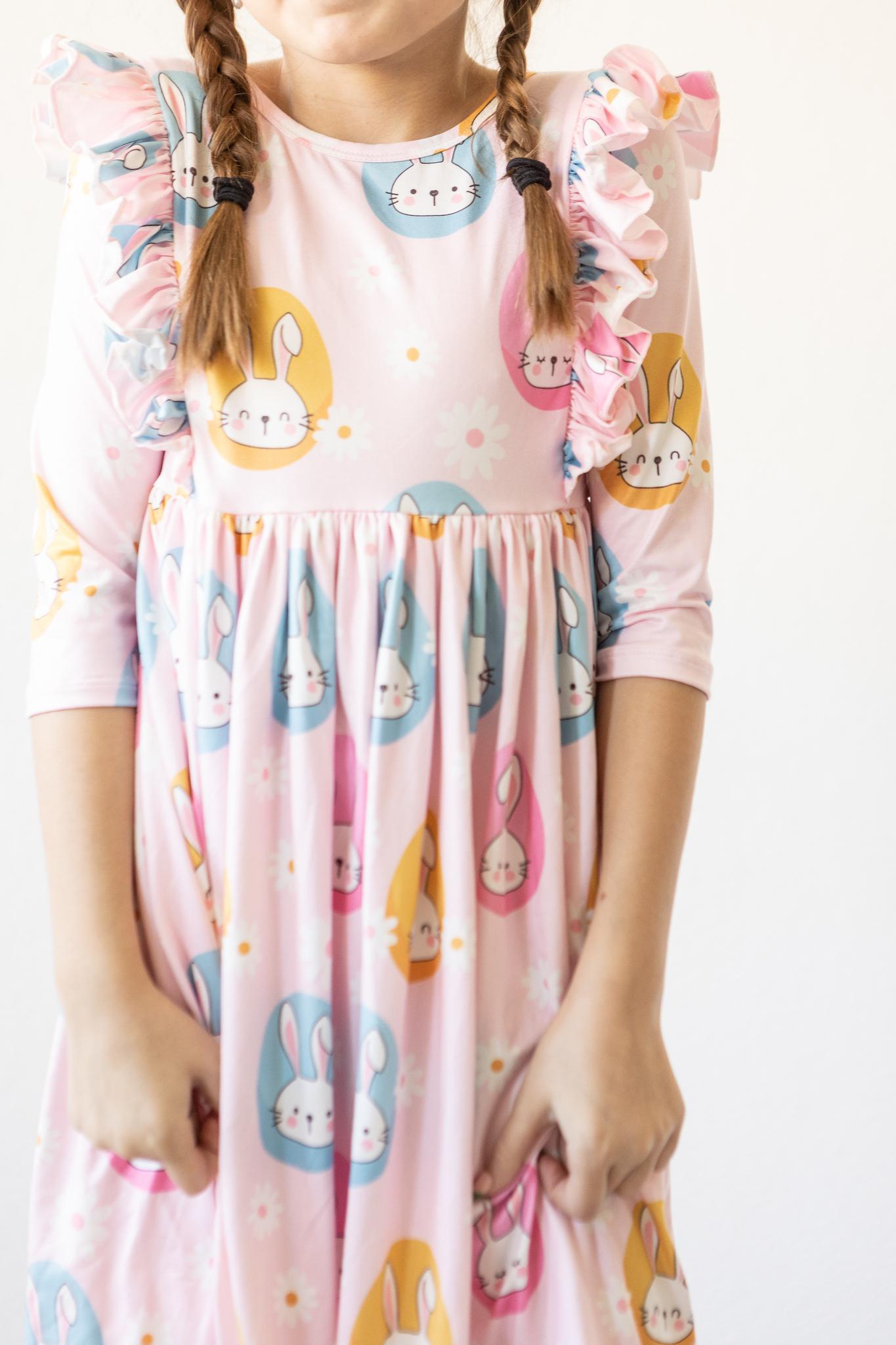 Mila & Rose "Hop 'til You Drop" Ruffle Twirl Dress
