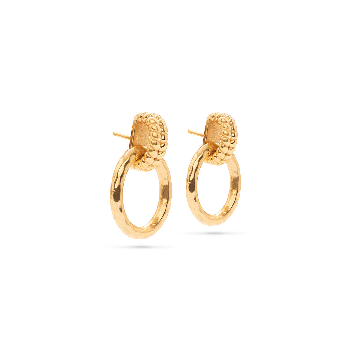 Capucine de Wulf “Cleopatra Regal” Link Earrings - Gold