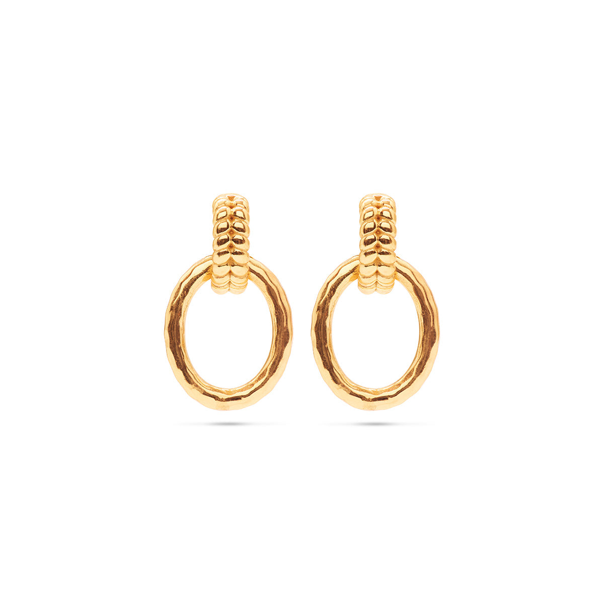 Capucine de Wulf “Cleopatra Regal” Link Earrings - Gold
