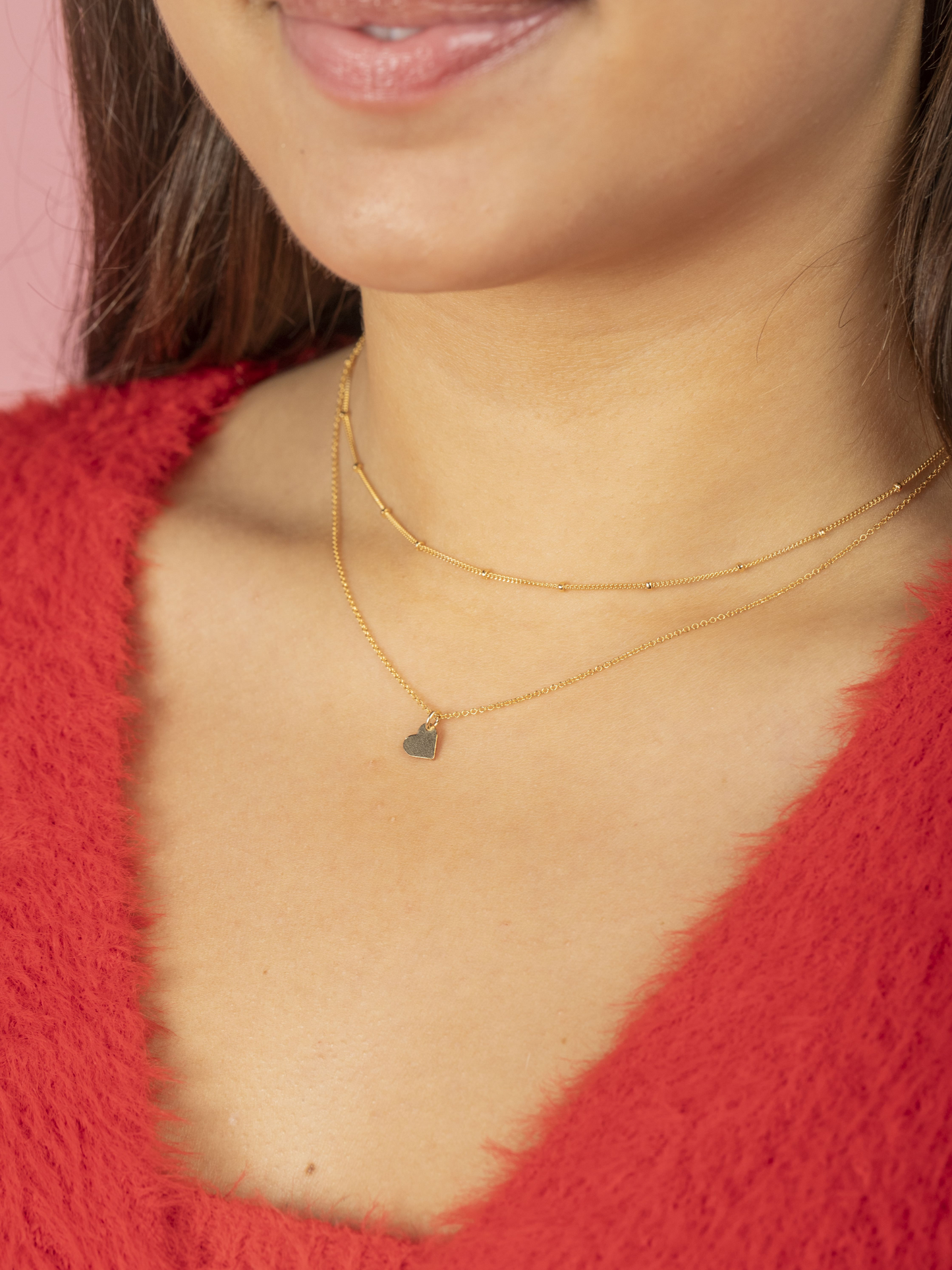 LeMel Elin Everyday Heart Necklace-18"