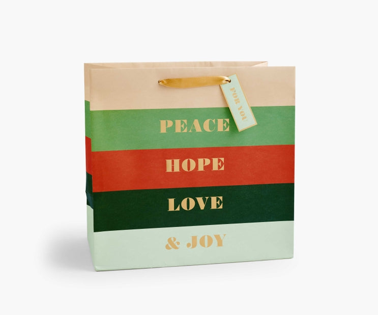 Rifle Paper Co. "Peace & Joy" Gift Bags