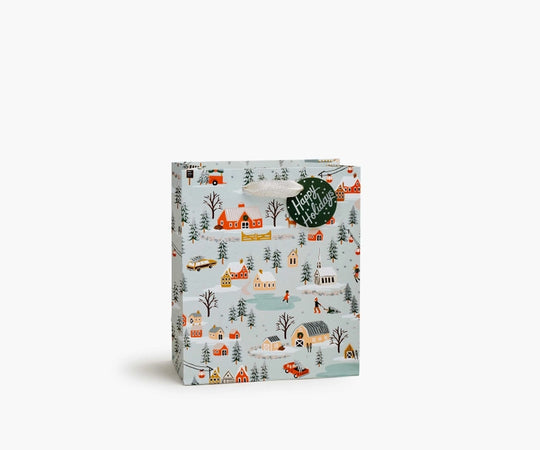 Rifle Paper Co. "Holiday Village" Gift Bags